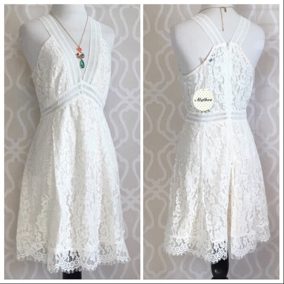 littlegypsie Dresses & Skirts - Antique Lace Wedding Mini Dress